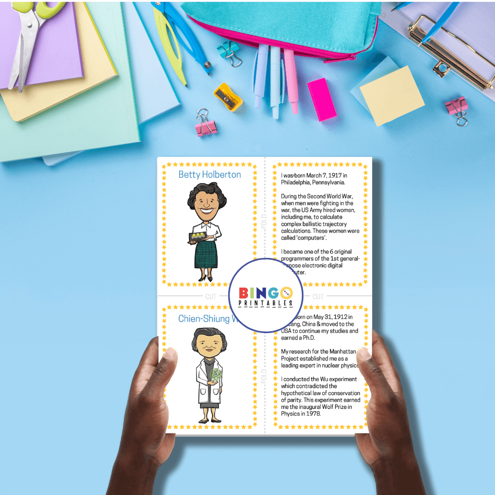 Women in STEM - 30 Flash Cards 🧬