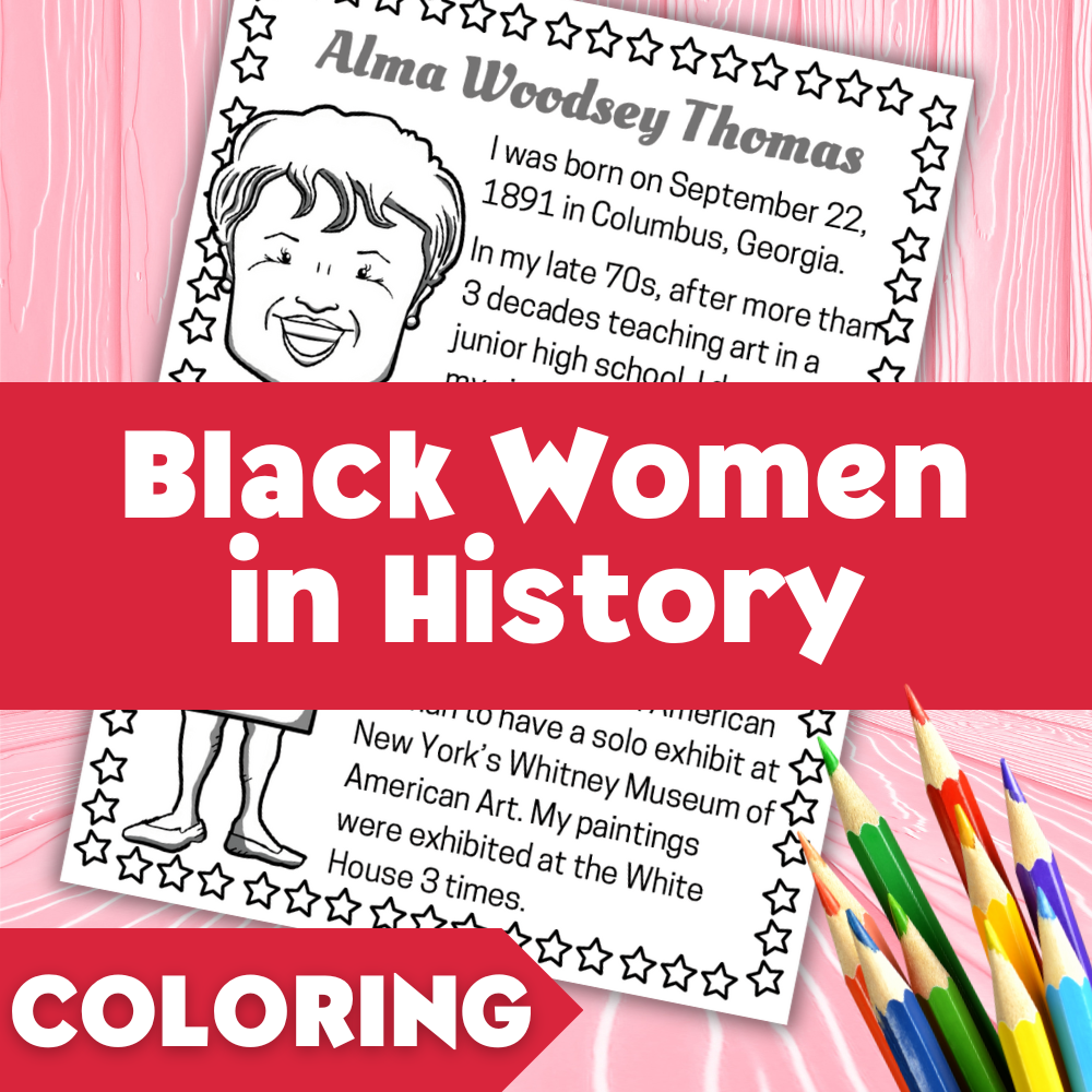 Black Women Coloring Pages