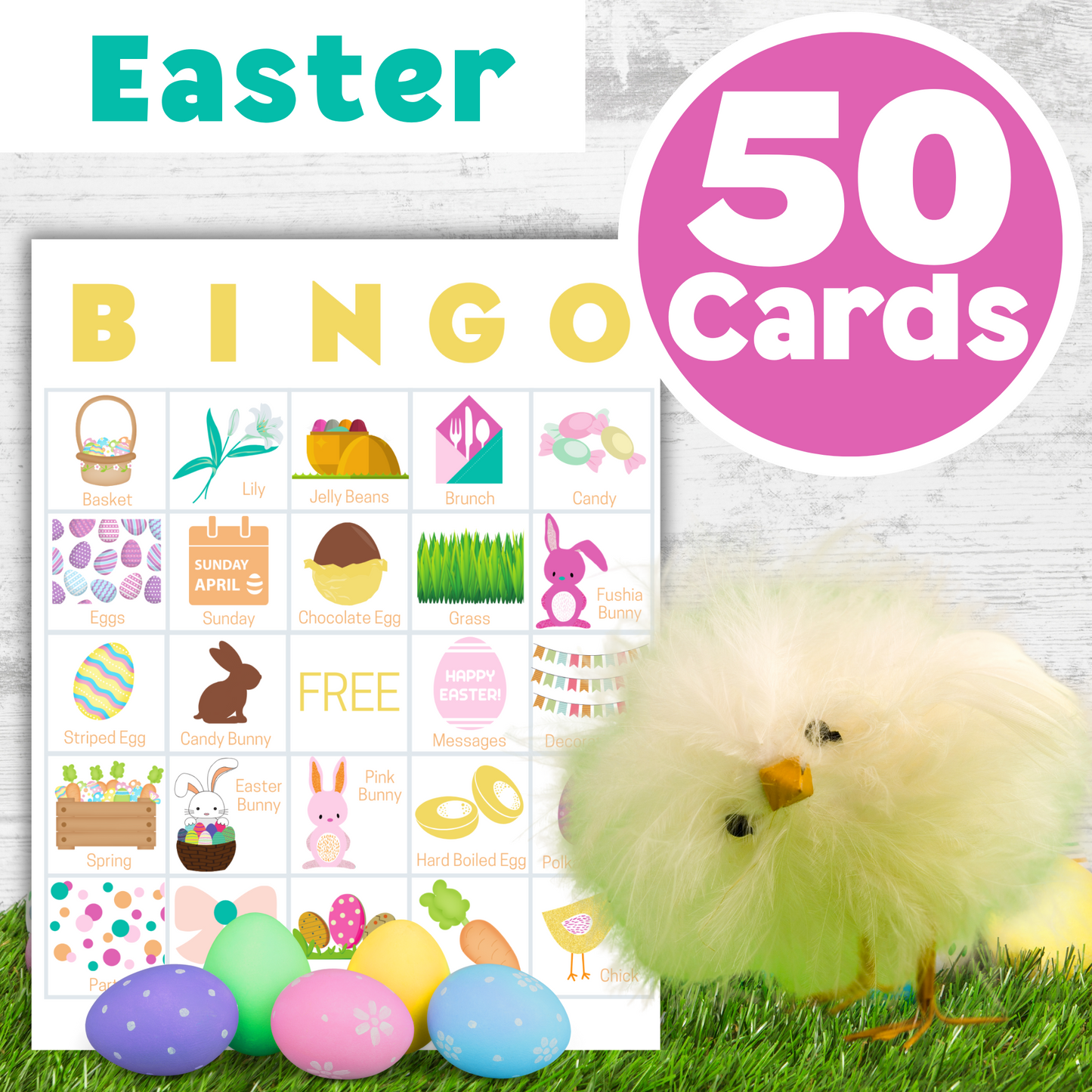 Easter Bingo Cards 🐣
