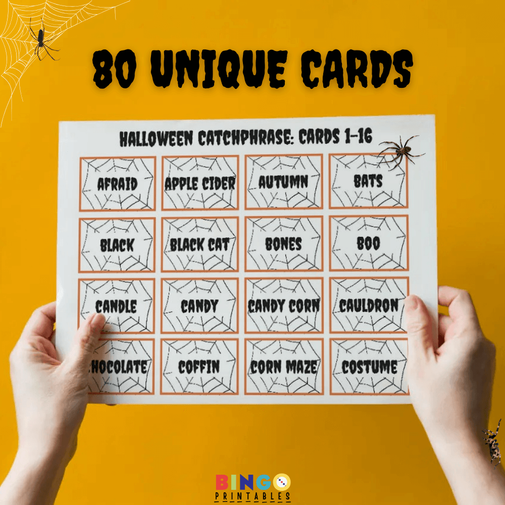 Halloween Catchphrase 🕷️🕸️
