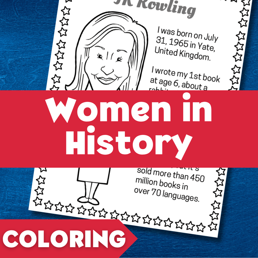 Women Who Made History - 35 Coloring Pages 🎀