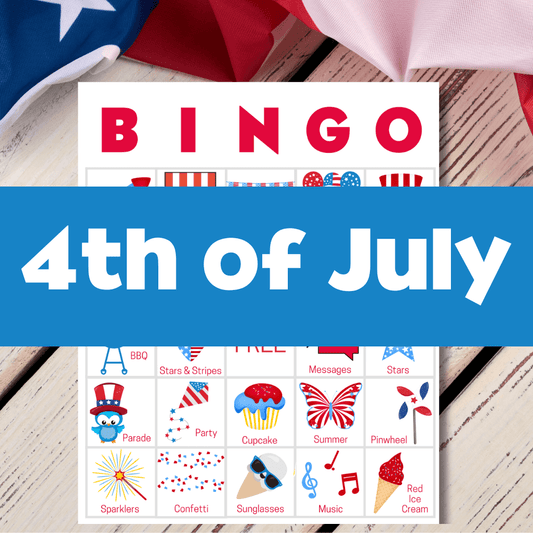 4th of july printables bingo