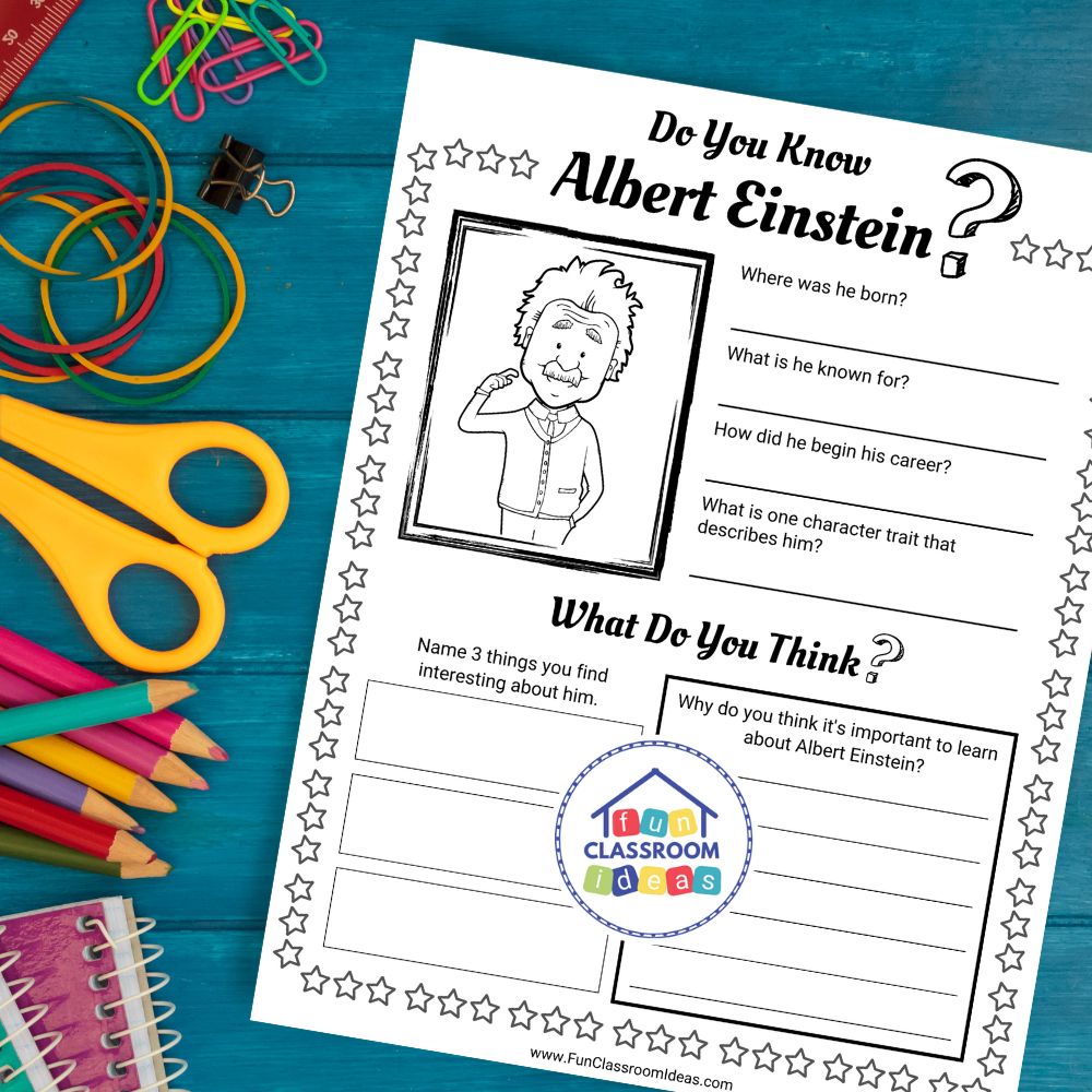 Albert Einstein free handouts