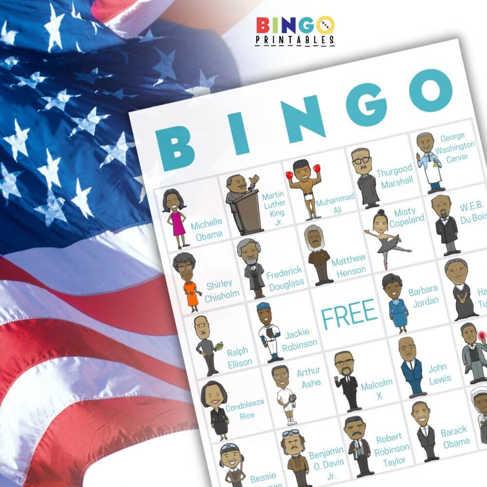 Black History Bingo Fun Educational Game Bingo Printables black-history-bingo-fun-educational-game-bingo-printables
