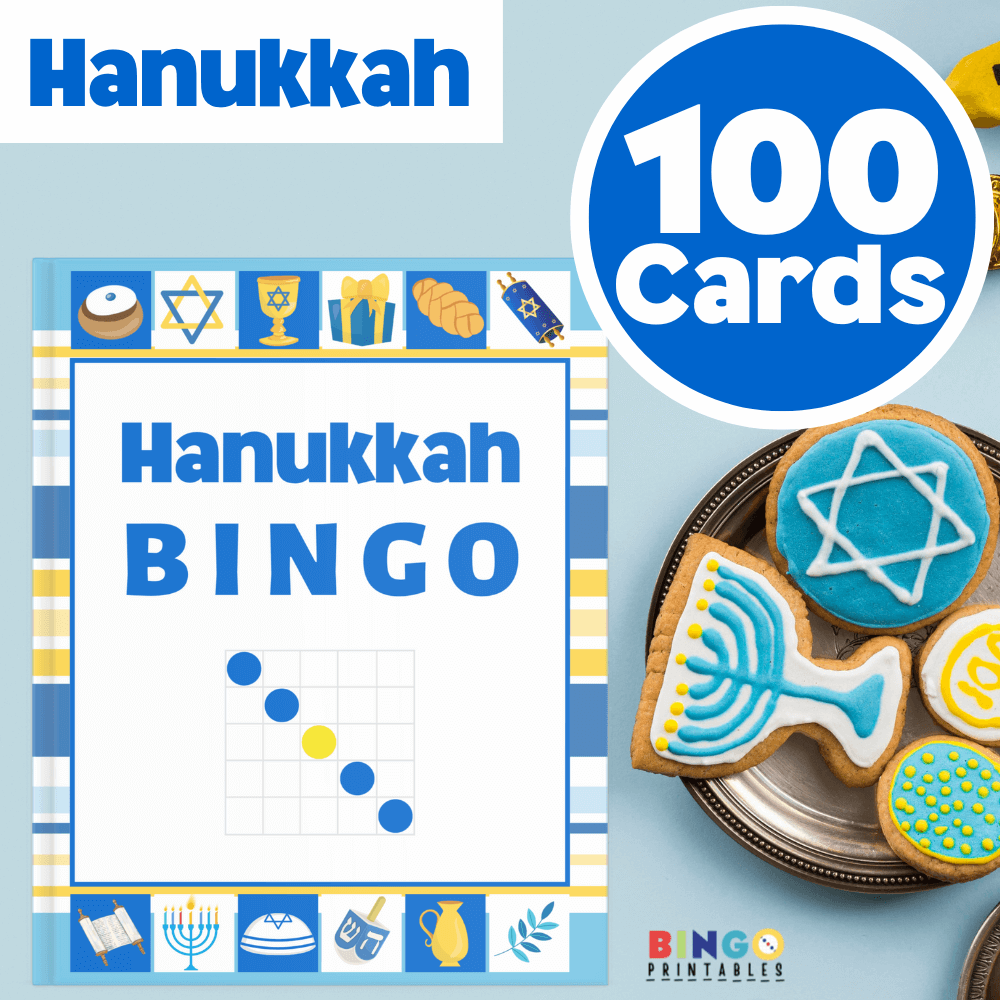 Hanukkah games printable bingo