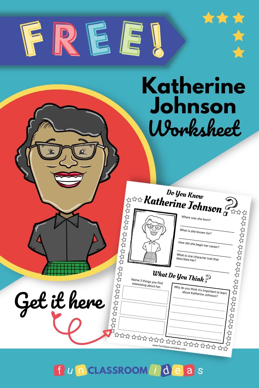 Katherine Johnson for kids