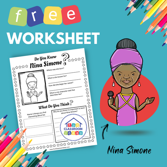 Nina Simone Worksheet