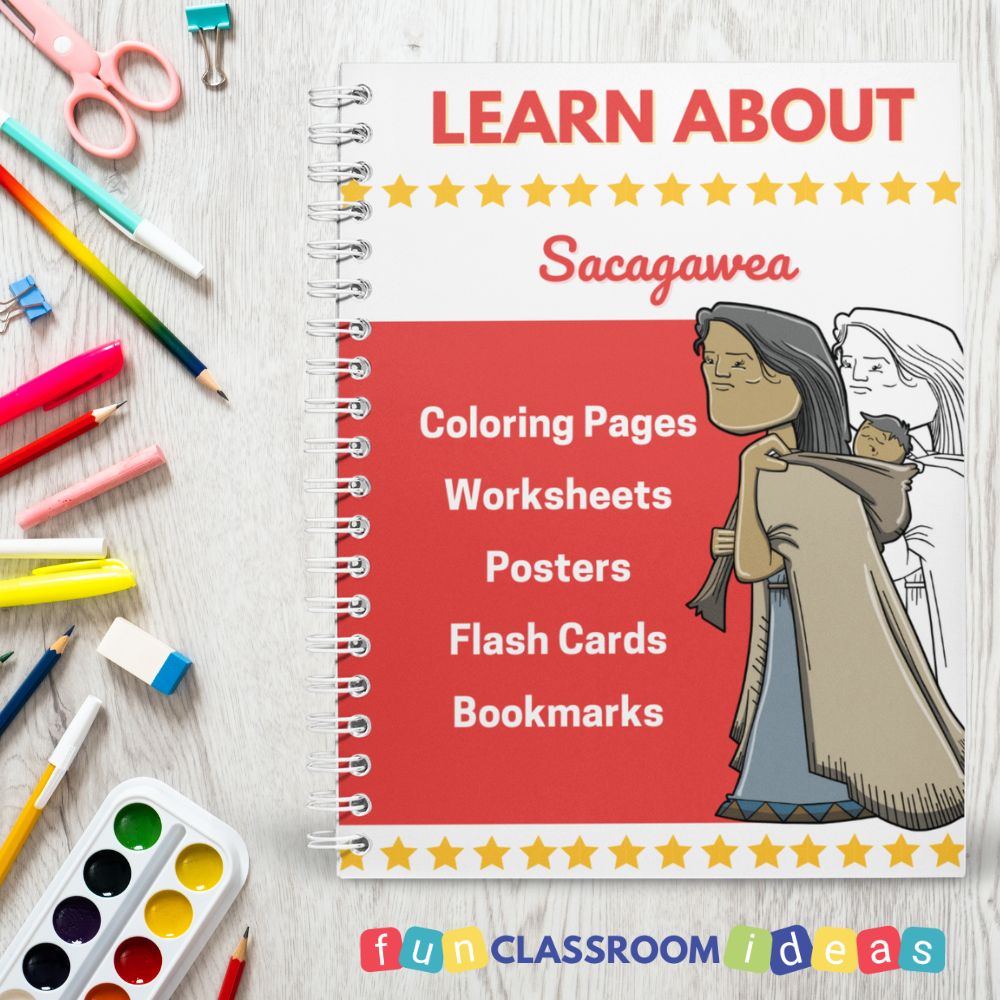 Discover Sacagawea Printable Activity Pack Resources for Students
