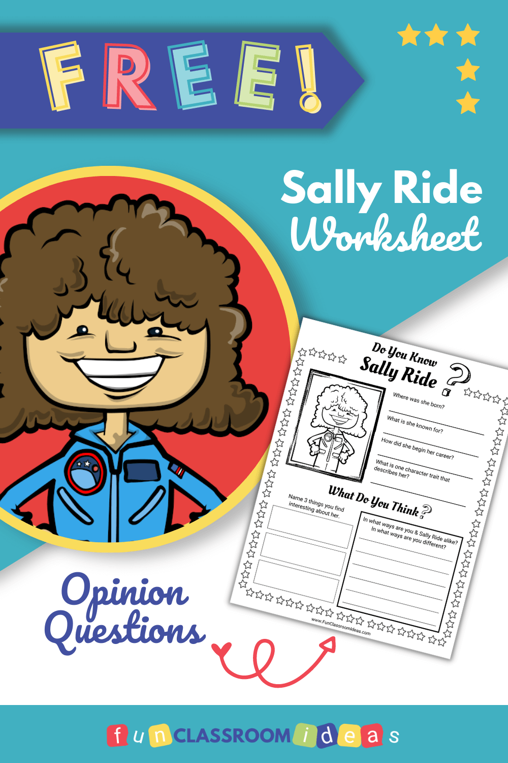 Sally Ride Worksheet