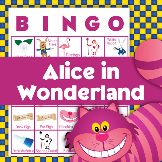 Alice In Wonderland Bingo 🐇
