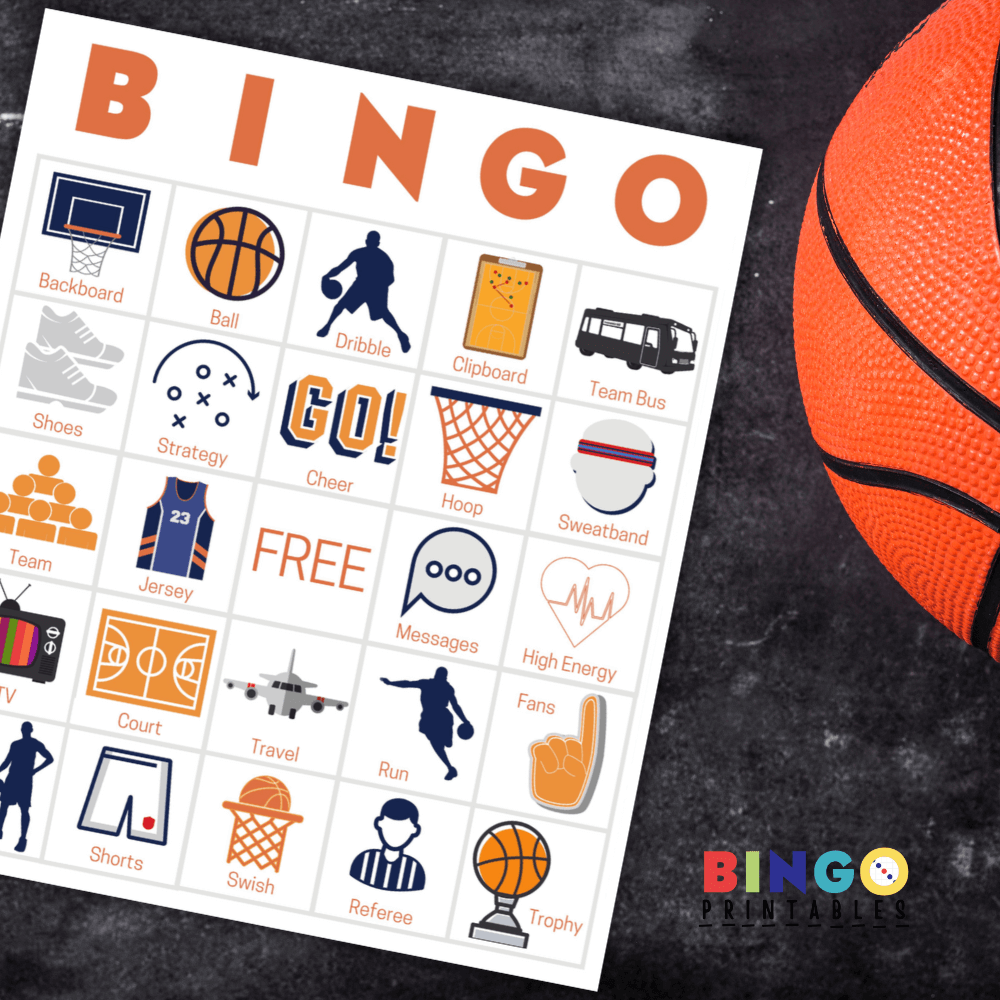 basketball bingo games printable