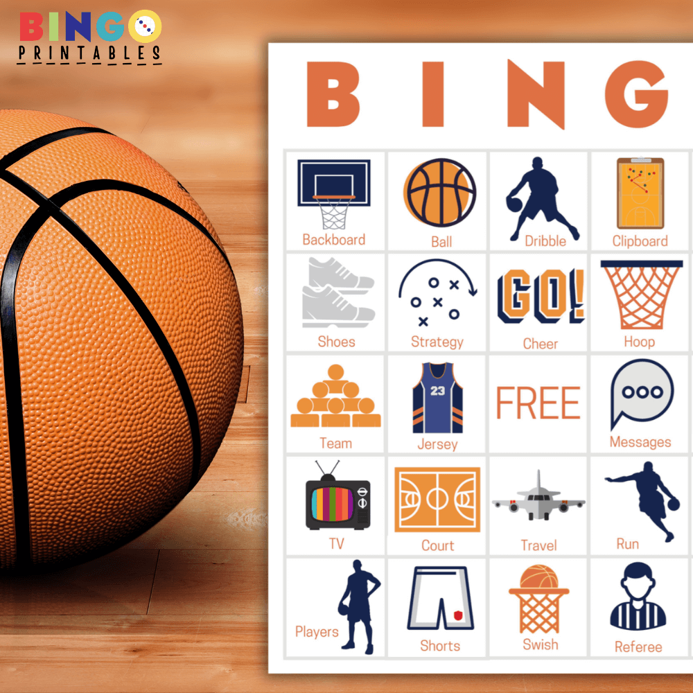 basketball bingo printable