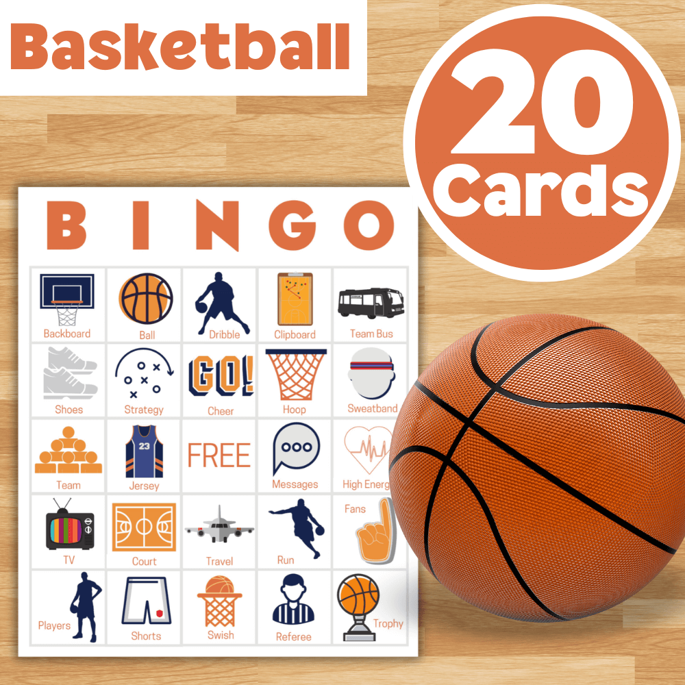 basketball bingo printable march madness