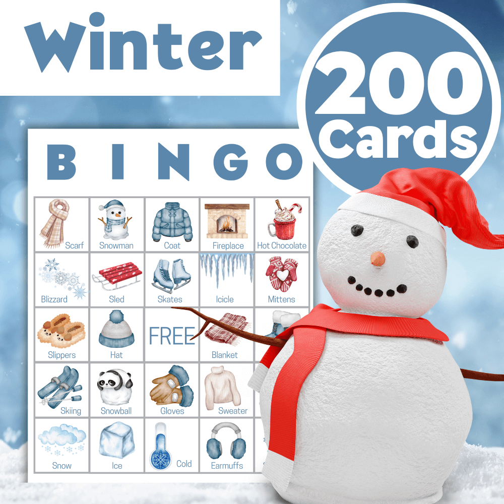 Winter Bingo Cards ❄️