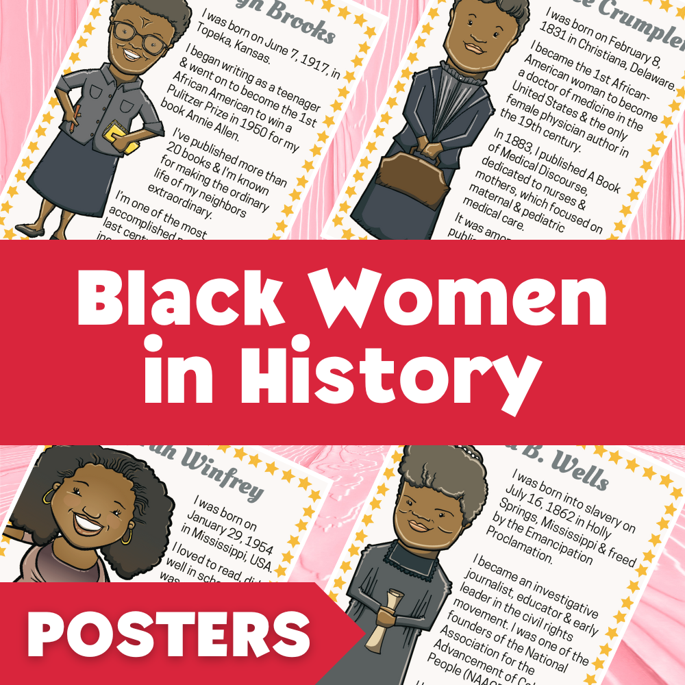 Black Women Who Made History Poster Pack