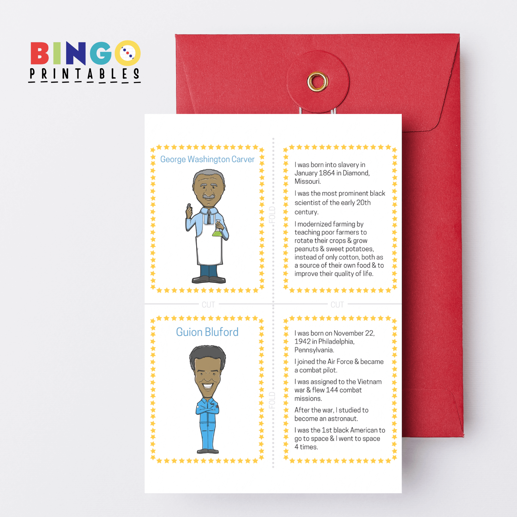 black history activity flashcards