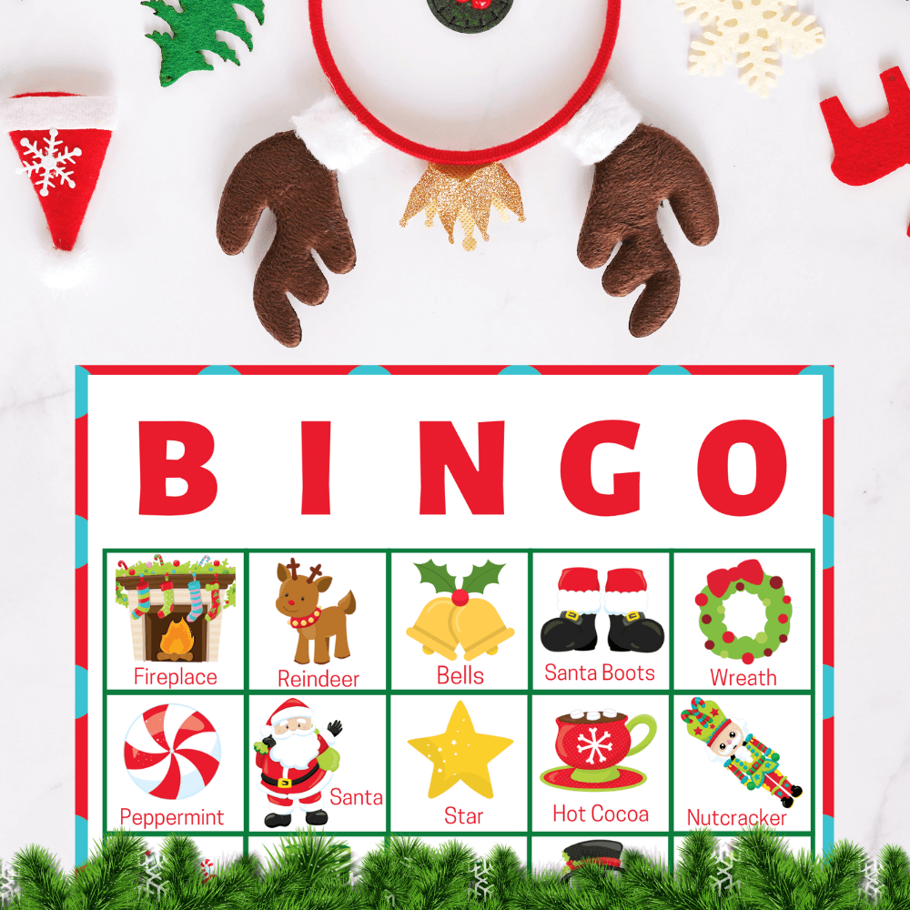 christmas bingo cards for large groups