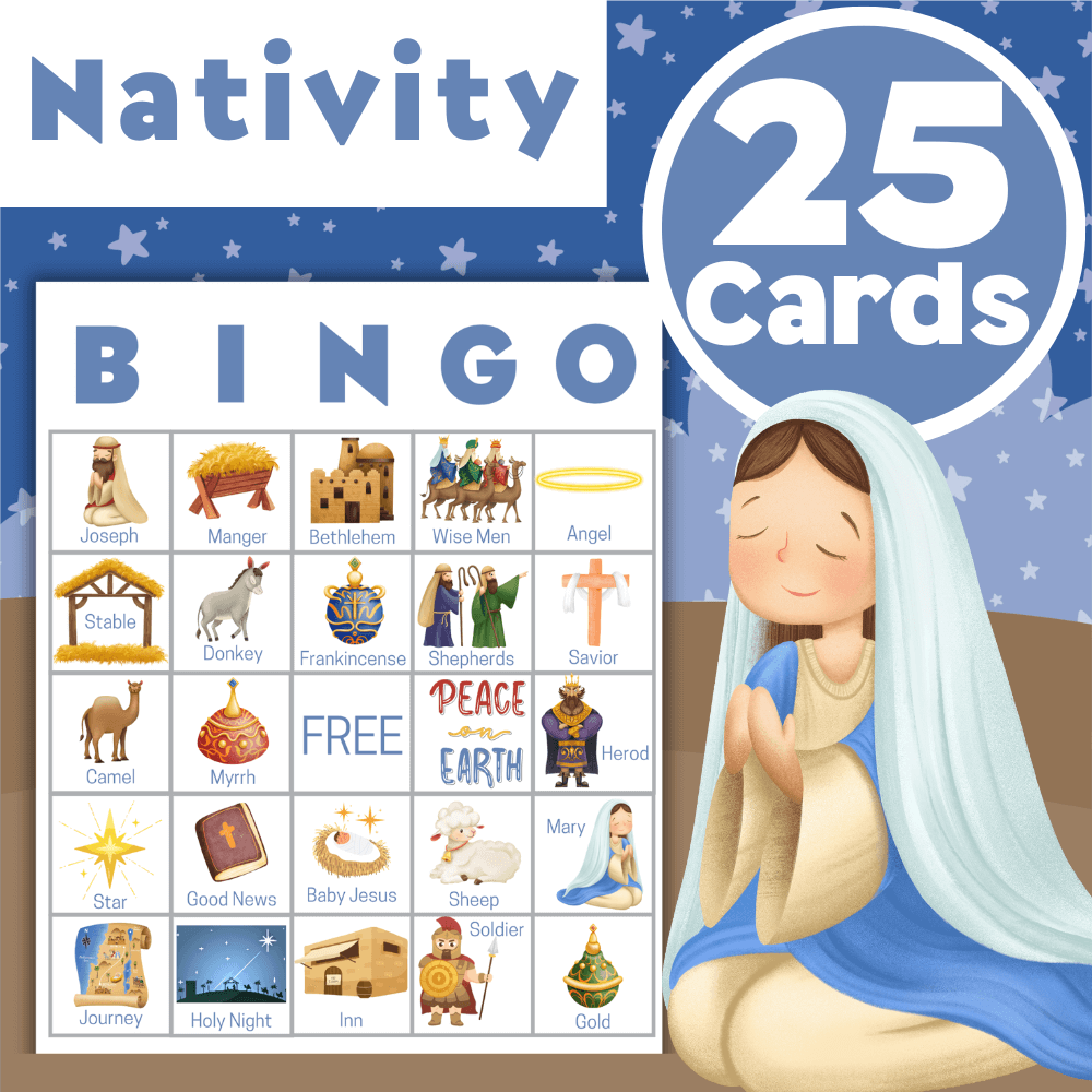 Nativity Bingo Cards ⭐️