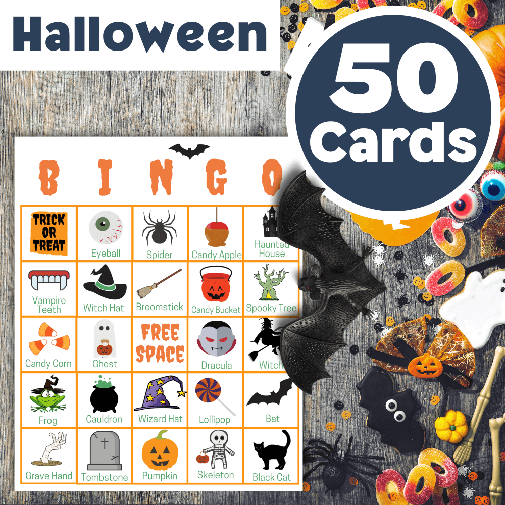 fun halloween party game bingo printable