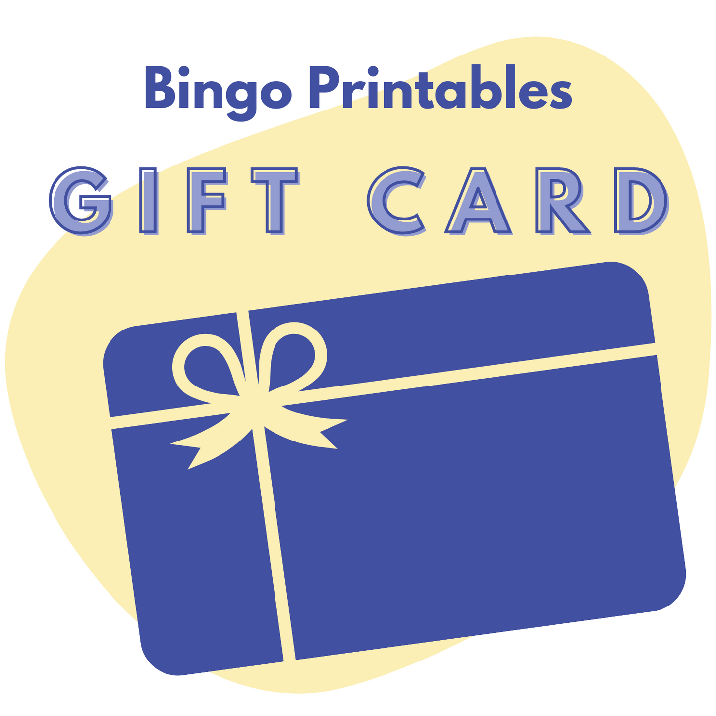 Bingo Printables Gift Card 🎁