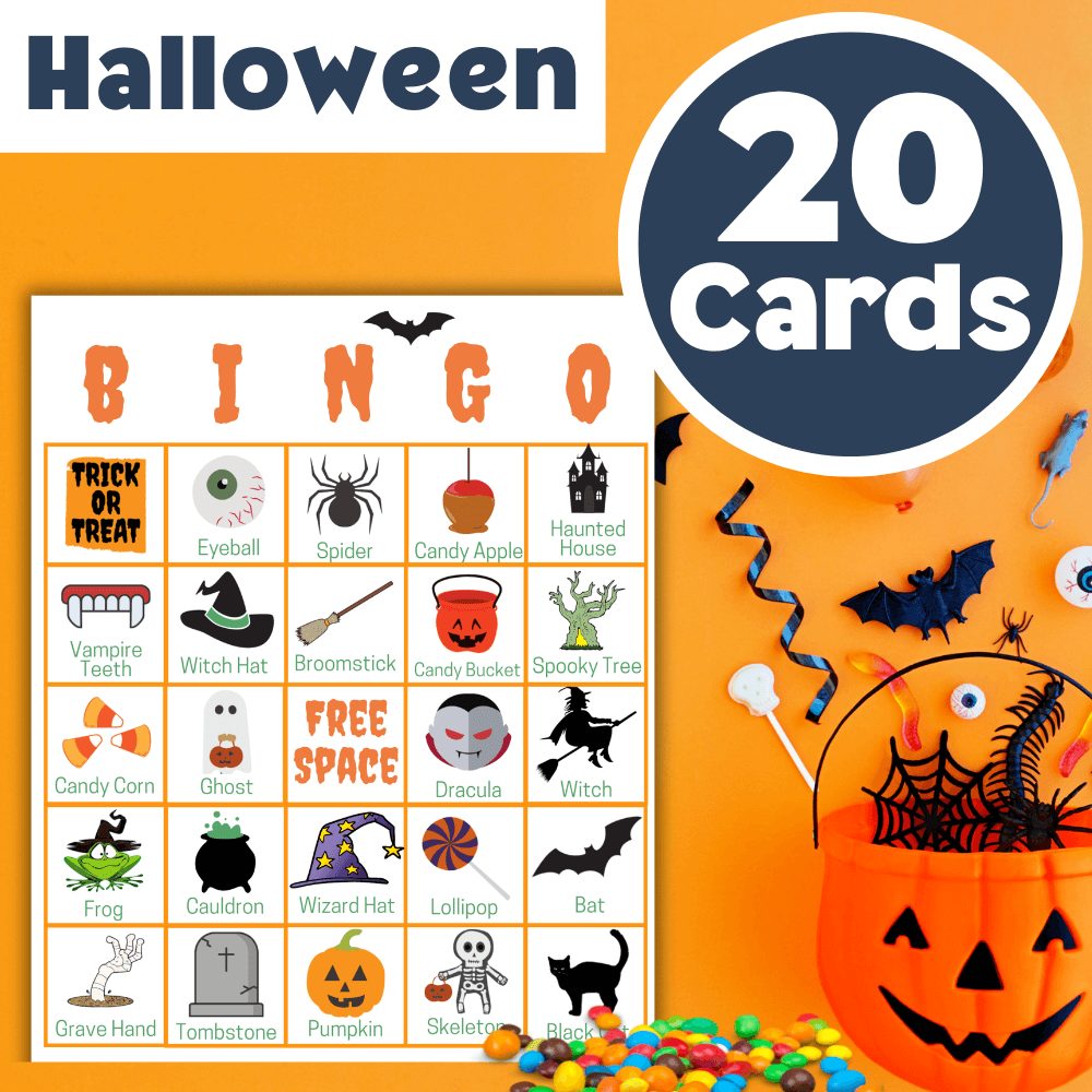 halloween bingo printable classroom use