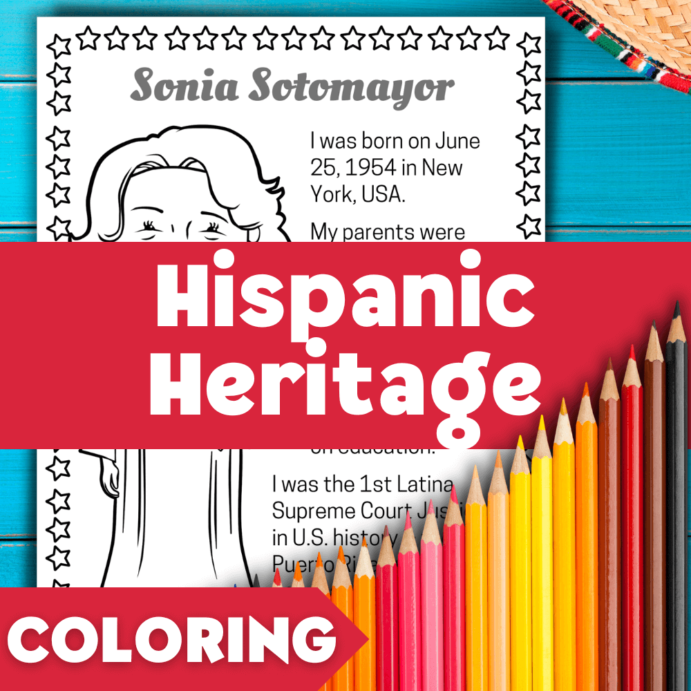 Hispanic Heritage - 40 Coloring Pages 🏵