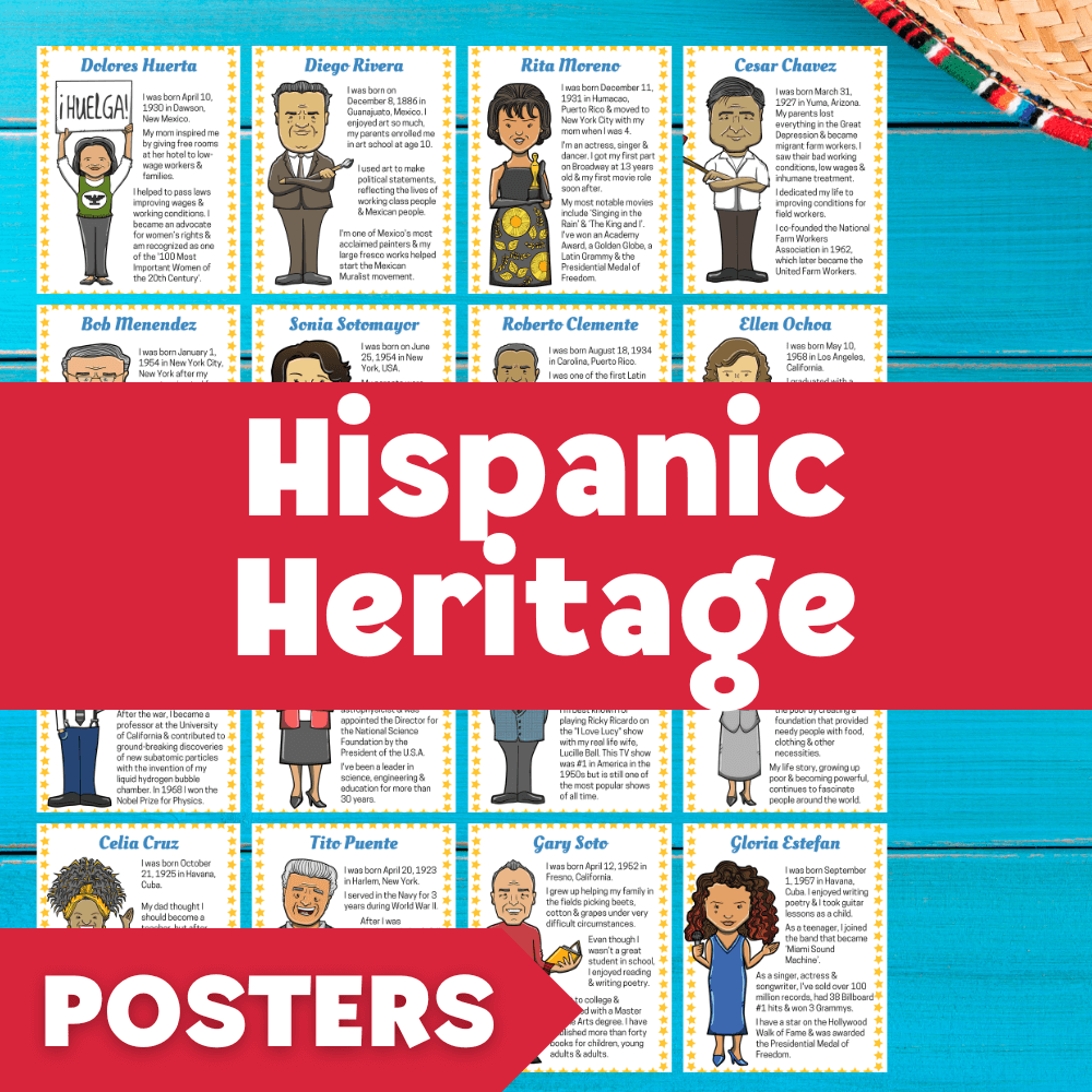 Hispanic Heritage - 40 Posters 🏵