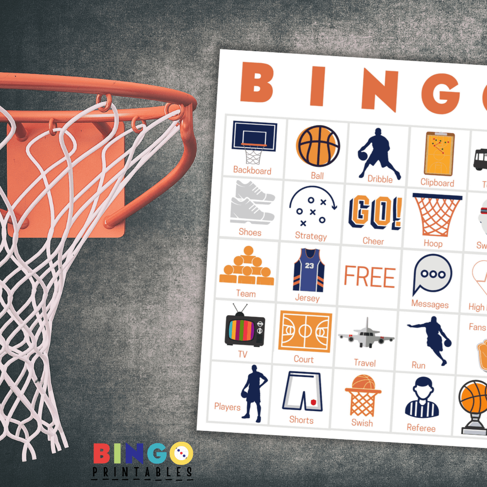 march madness basketball bingo