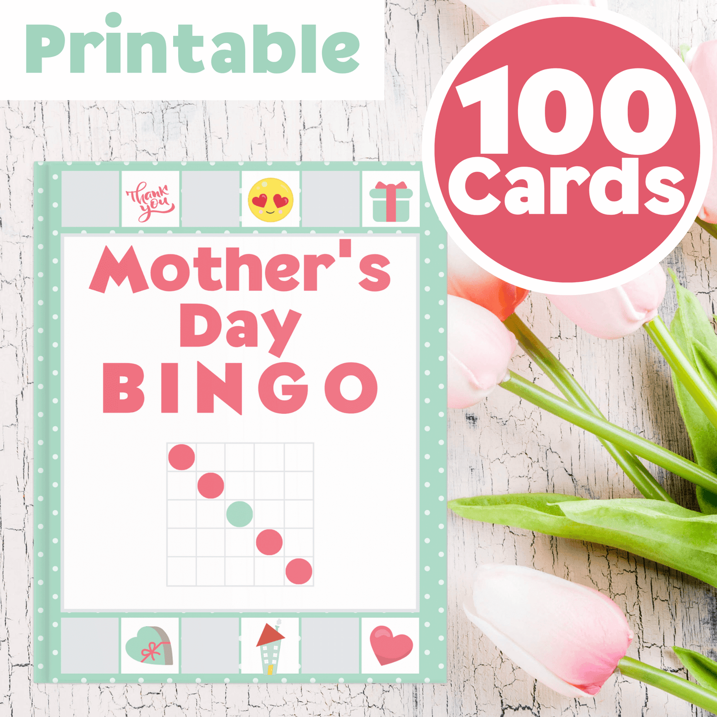 mothers day bingo cards