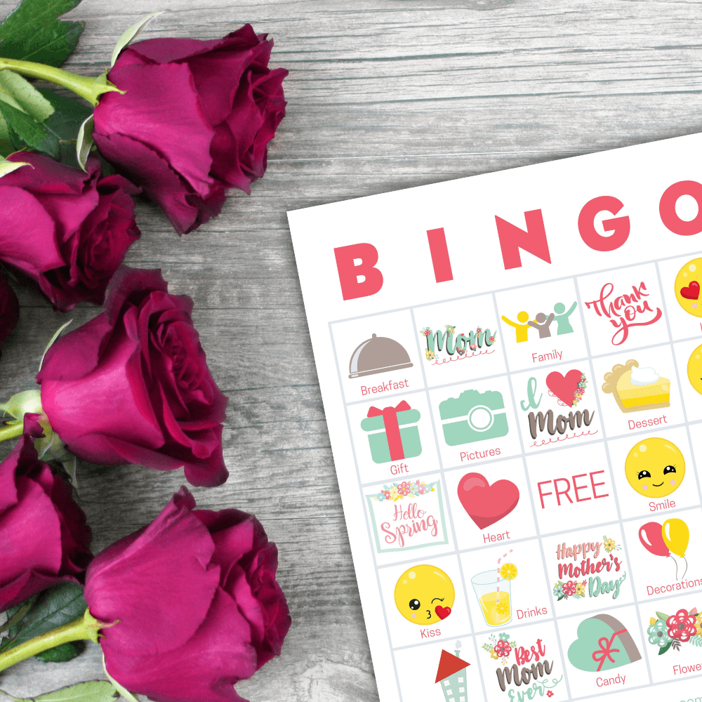 mothers day bingo downloadable