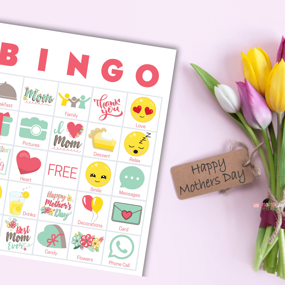 mothers day bingo games