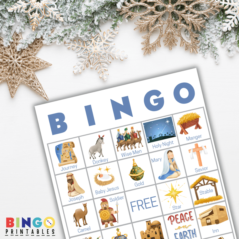 nativity themed bingo ideas