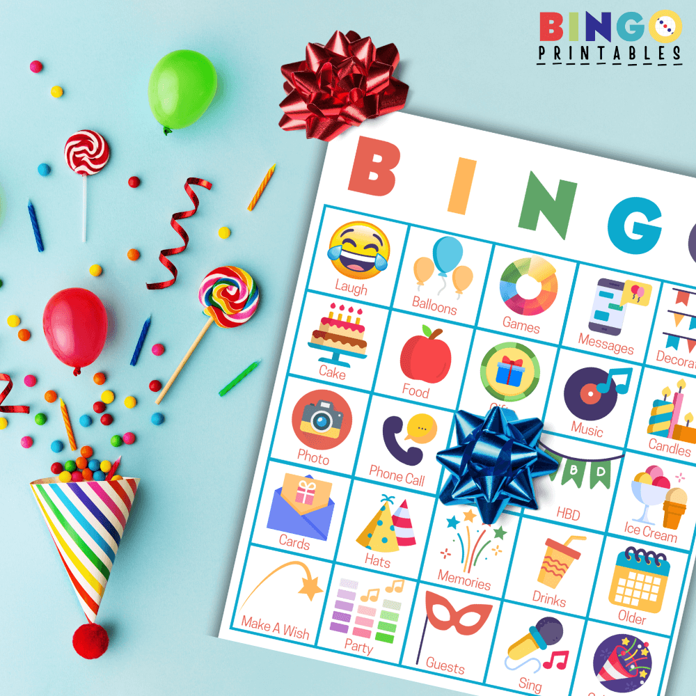 printable birthday bingo cards