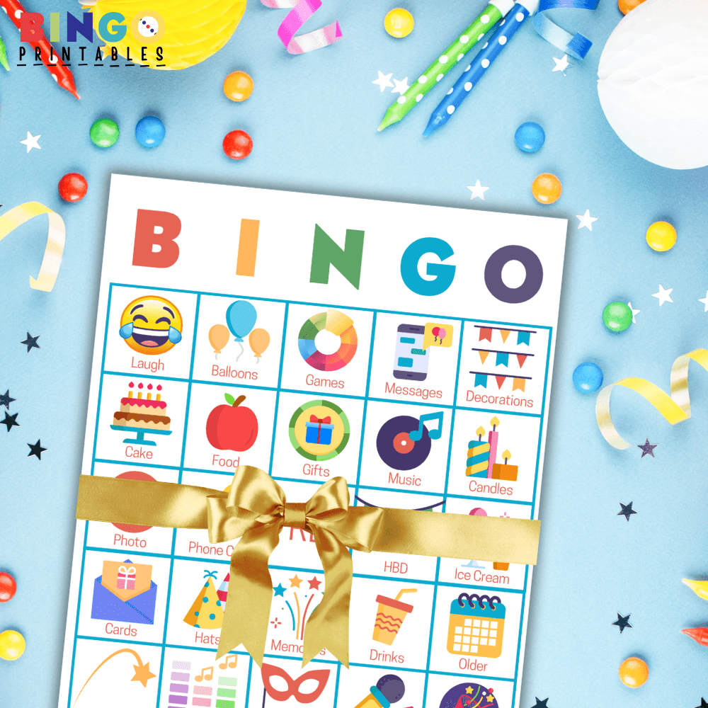 printable birthday bingo game