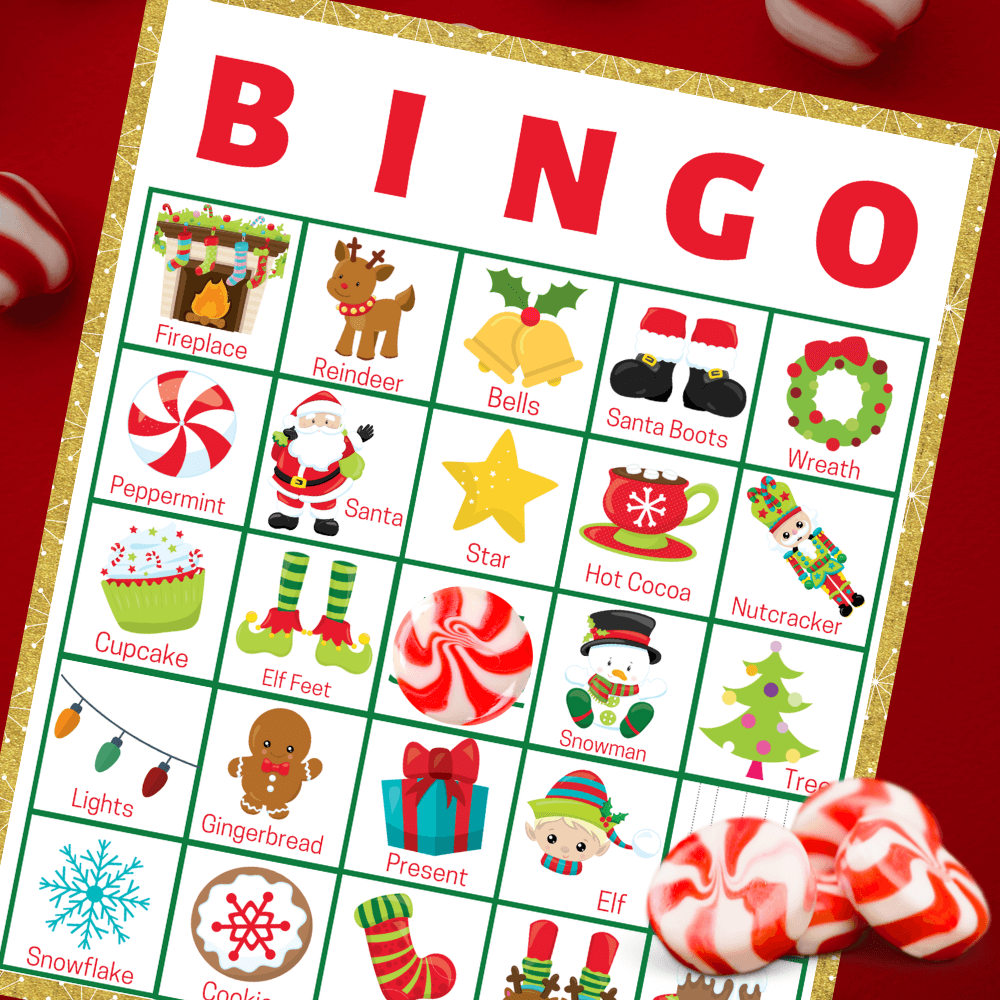 printable christmas bingo cards for small groups