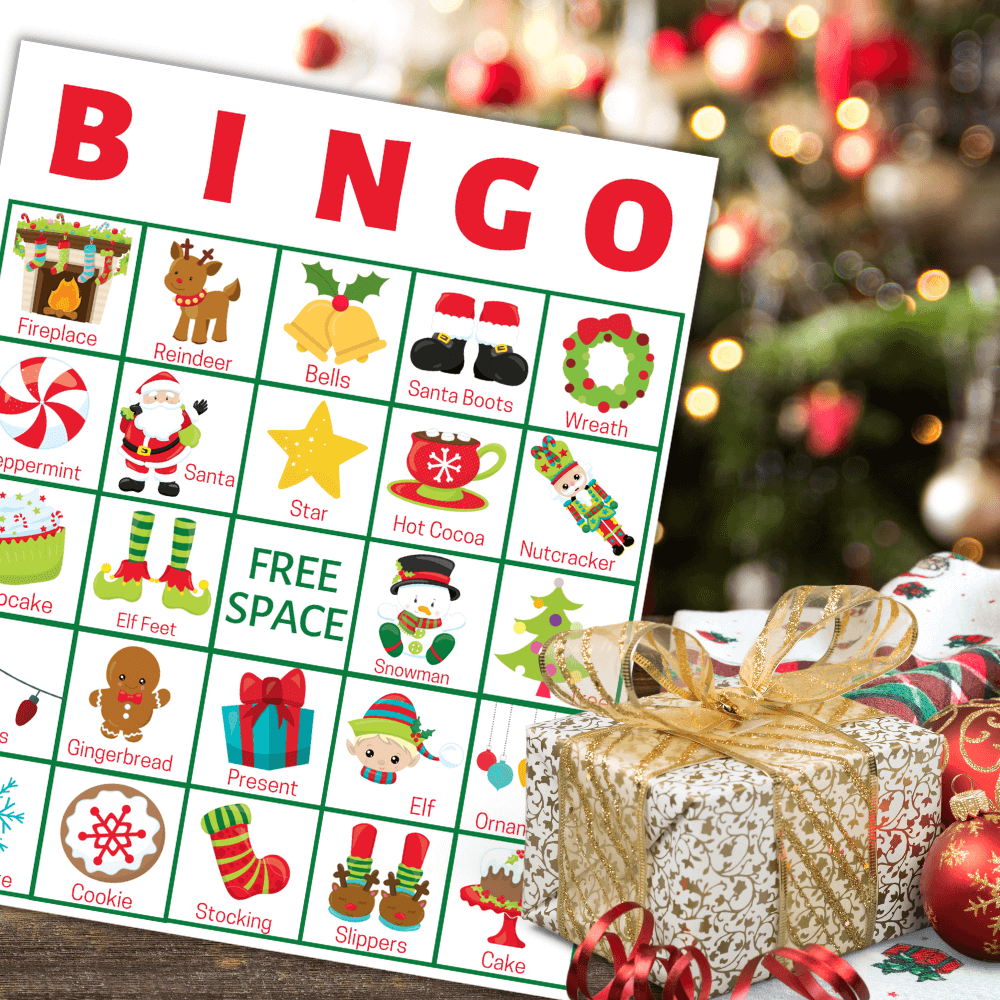 printable christmas bingo game