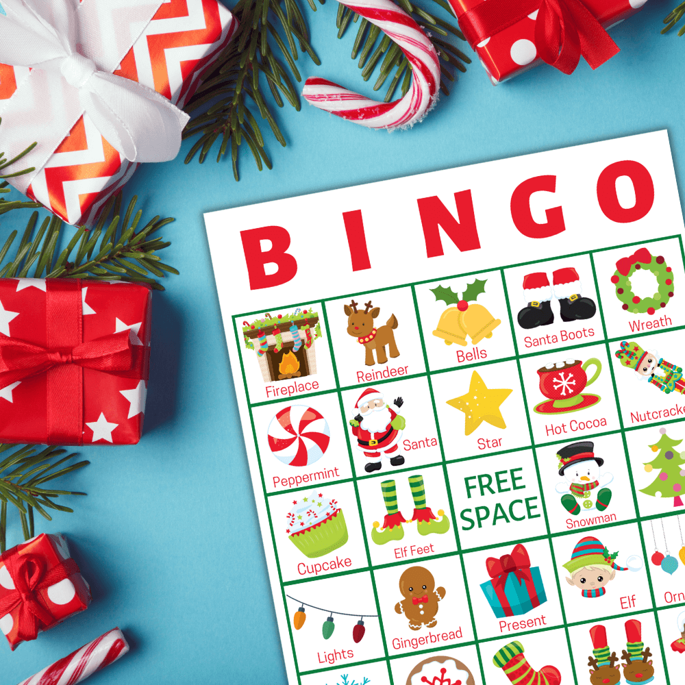 printable christmas bingo game for large groups
