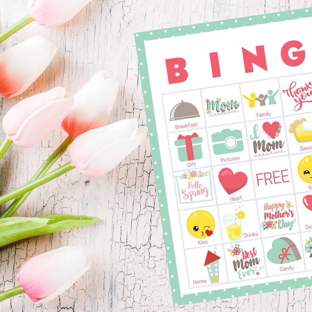 printable mothers day bingo