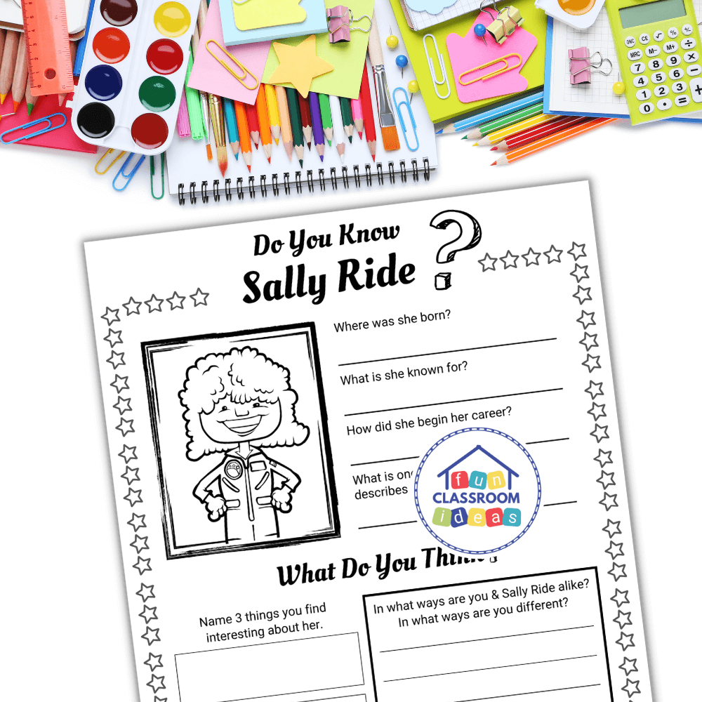 Sally Ride Worksheet