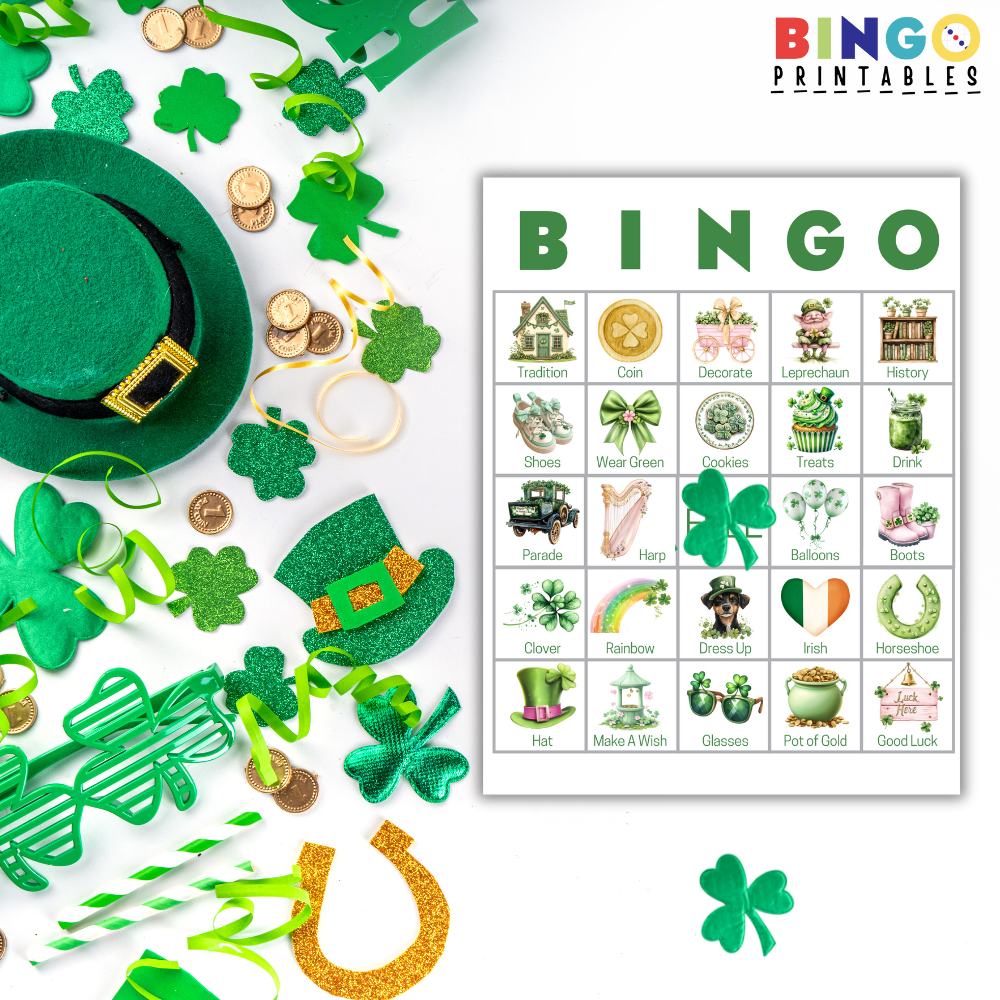 St. Patrick's Day Bingo Cards ☘️