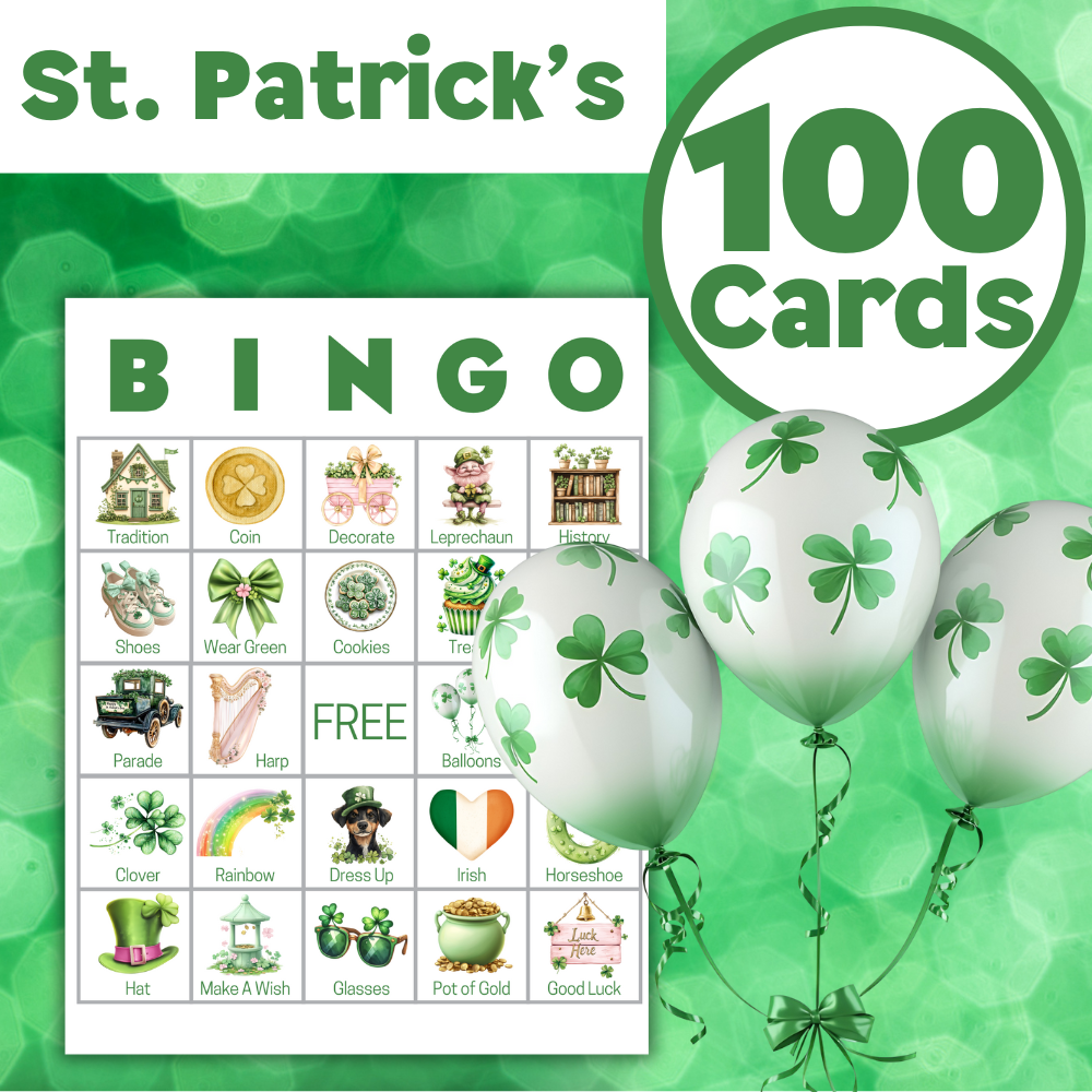 St. Patrick's Day Bingo Cards ☘️