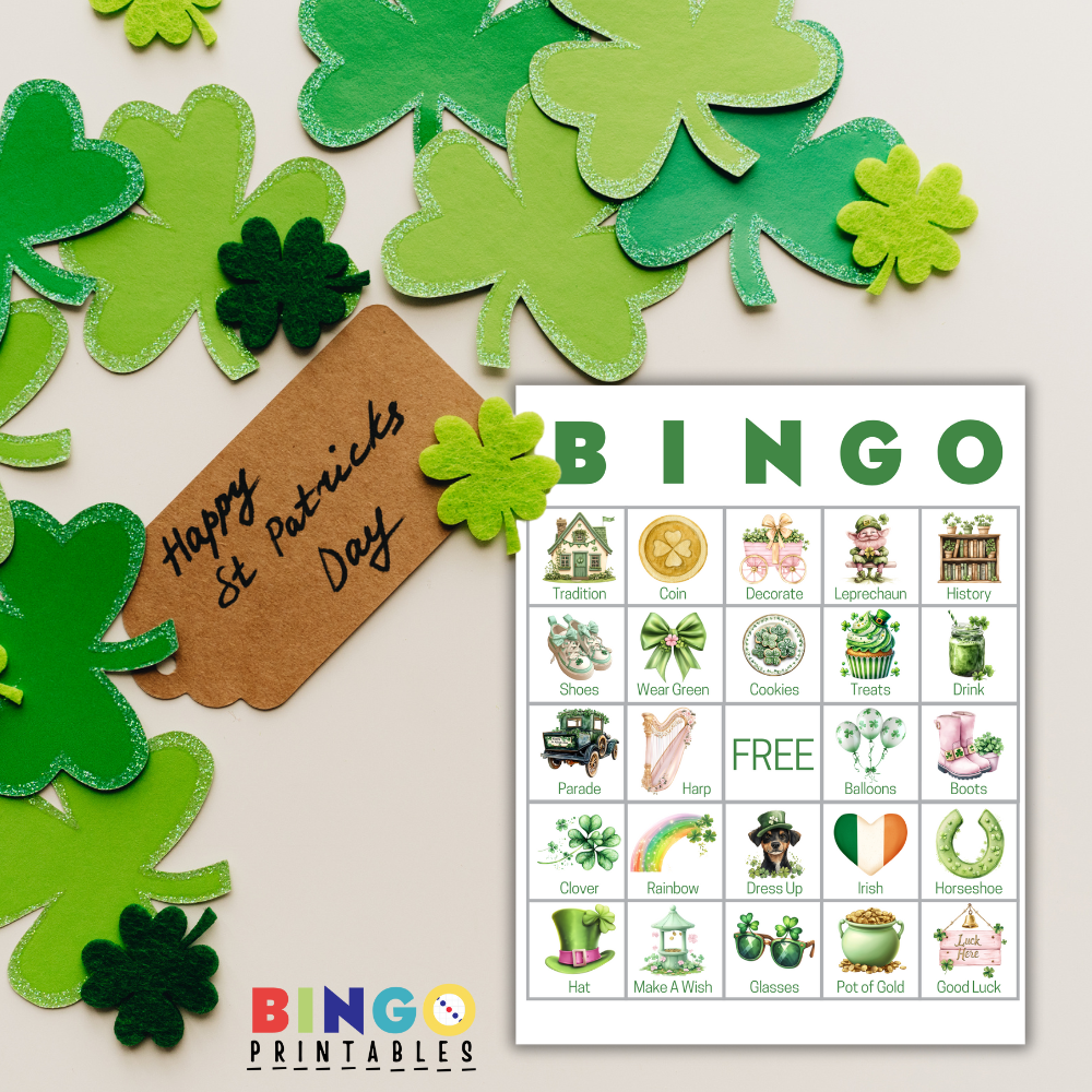 St. Patrick's Day Bingo Cards ☘️