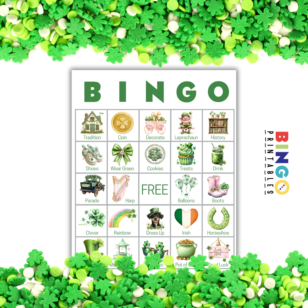 St. Patrick's Day Bingo Cards ☘️