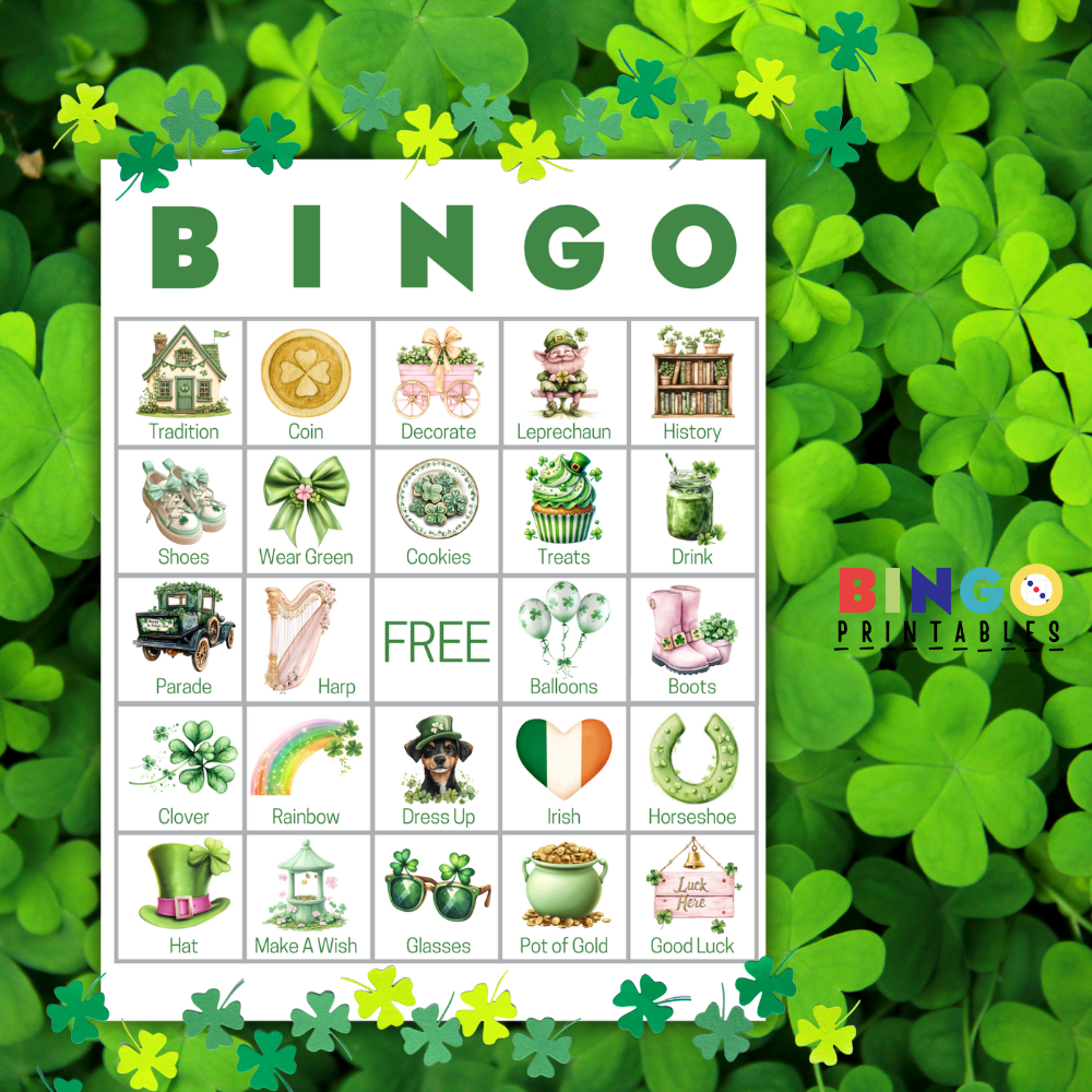 St. Patrick's Day Bingo Cards ☘️