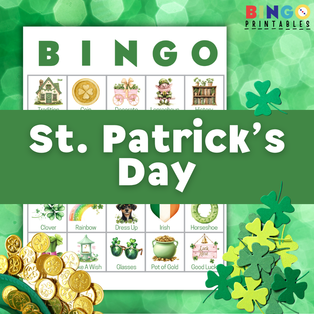 St. Patrick's Day Bingo Cards ☘️