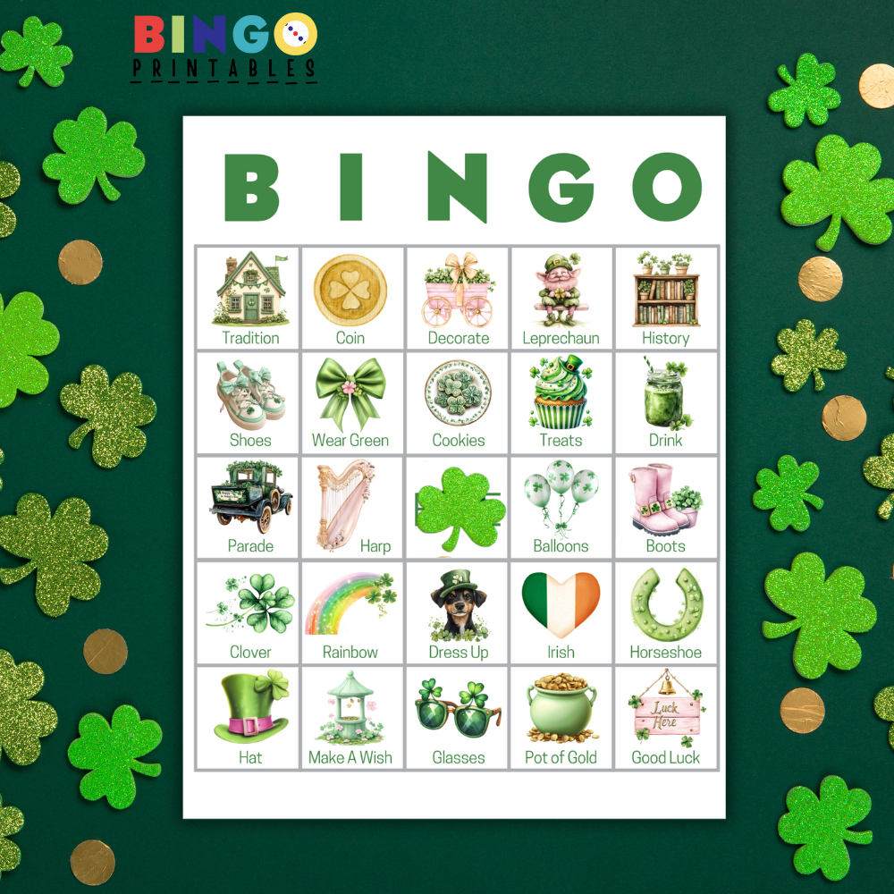 St. Patrick's Day Bingo Cards ☘️