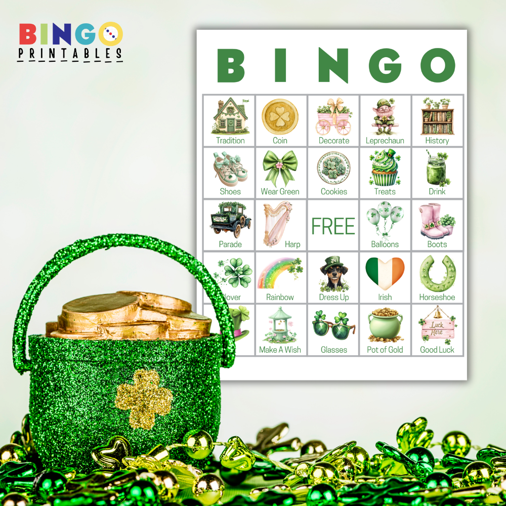 St. Patrick's Day Bingo Cards ☘️