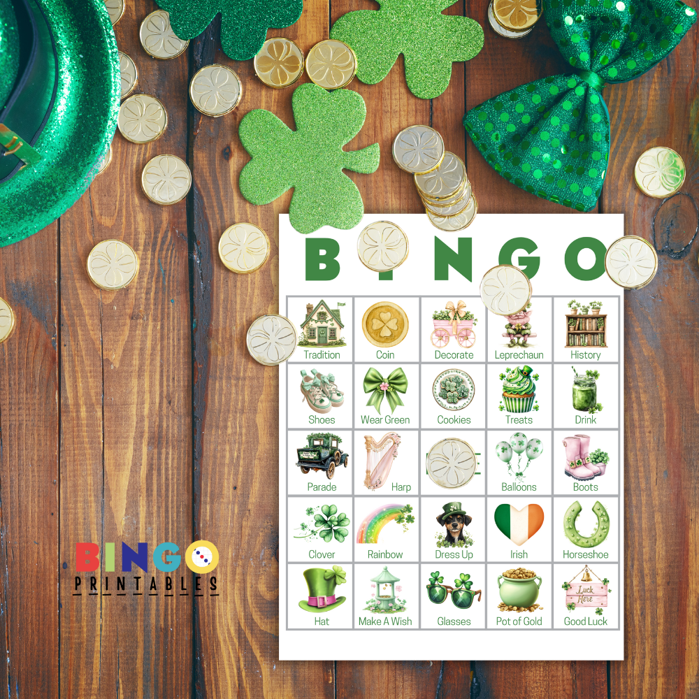 St. Patrick's Day Bingo Cards ☘️