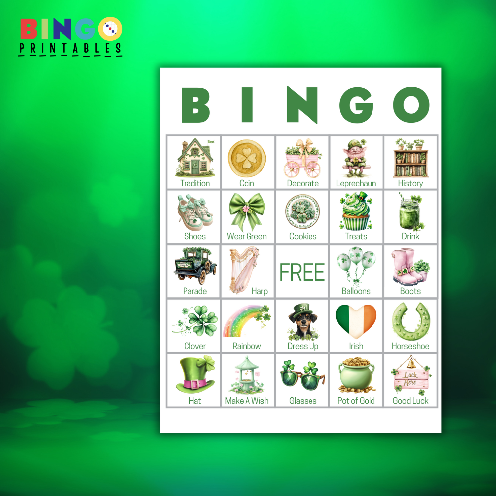 St. Patrick's Day Bingo Cards ☘️