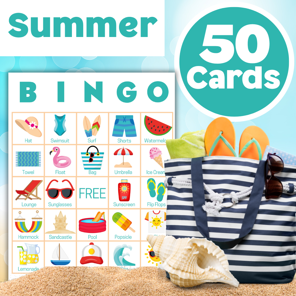 Summer Bingo Cards ☀️